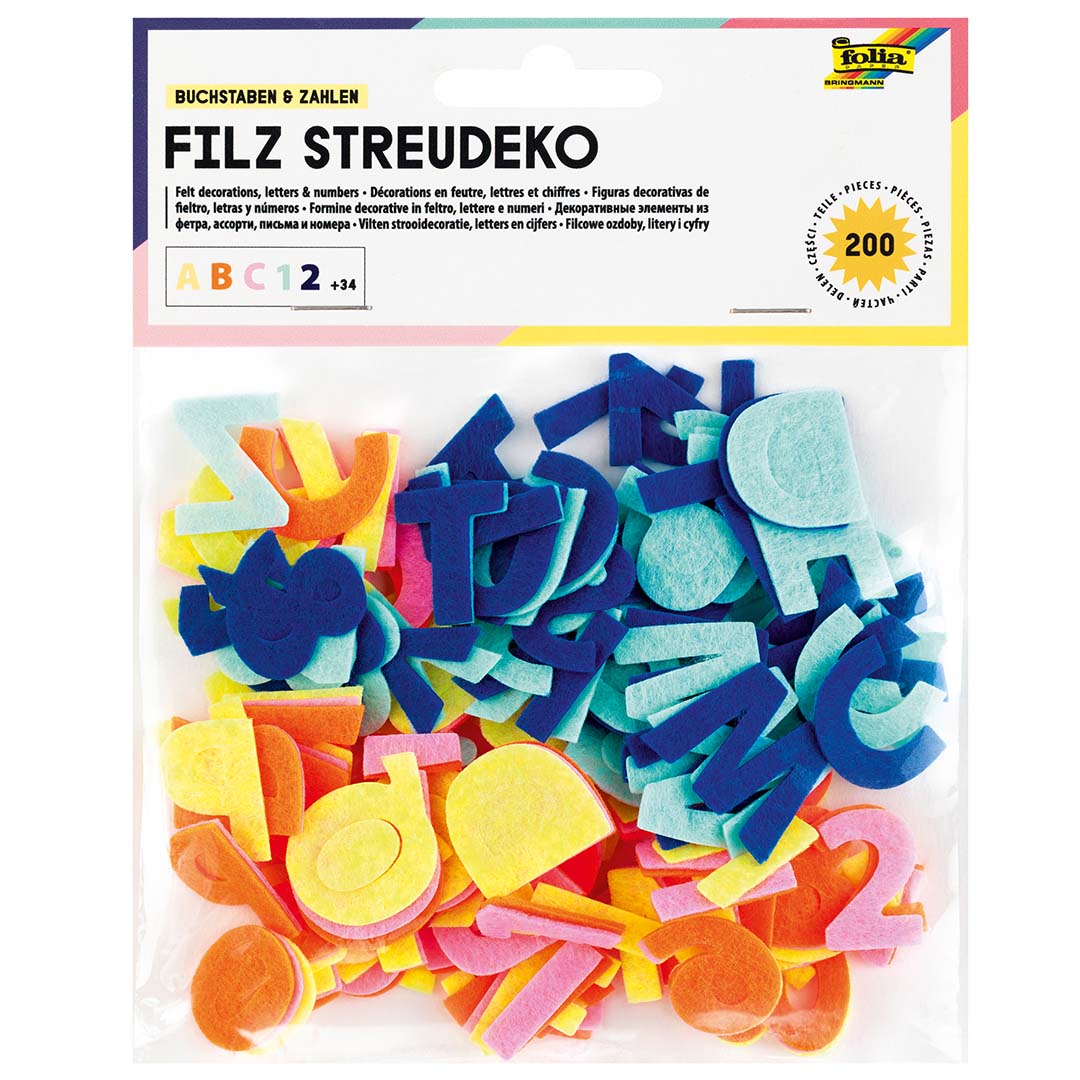 folia vilten letters en cijfers - 200st | 5254 | 0