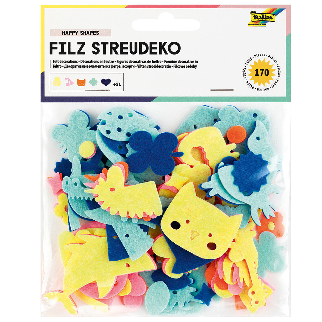folia vilten vormpjes - 170st | 5255 | 0
