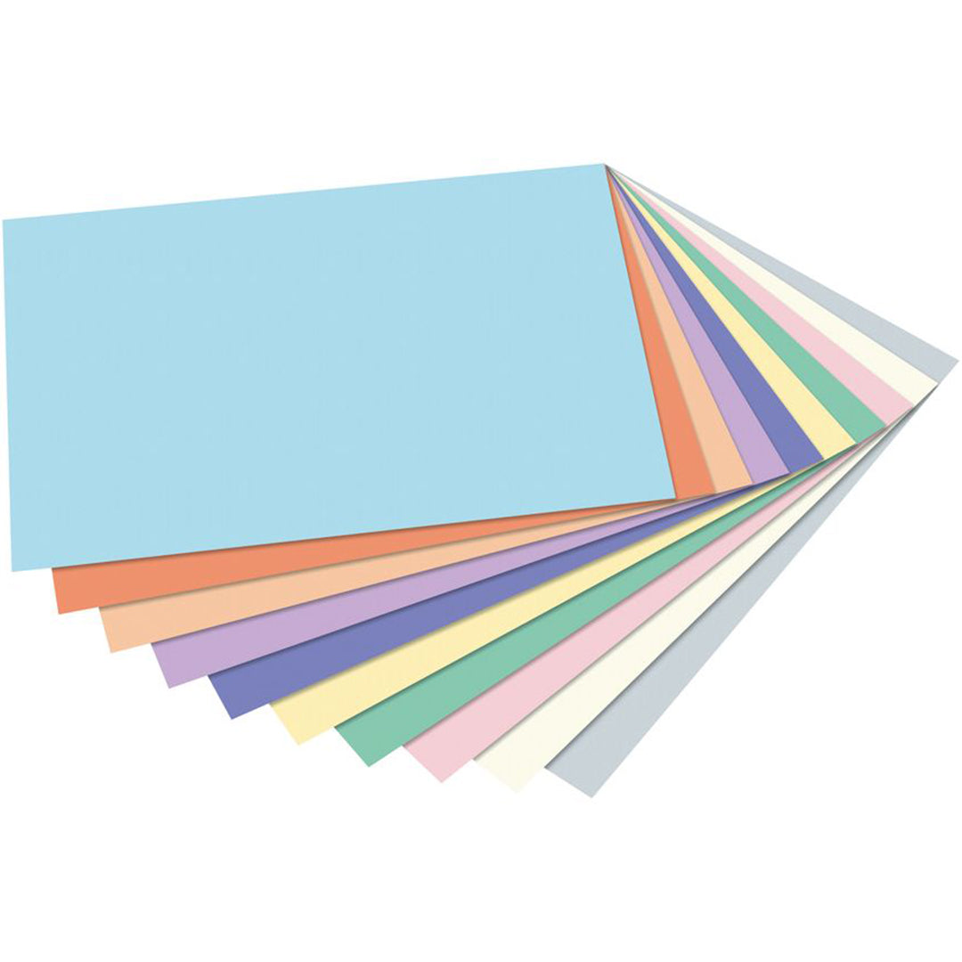 folia knutselpapier pastel 10 kleuren A4 - 100st | 6495 | 4