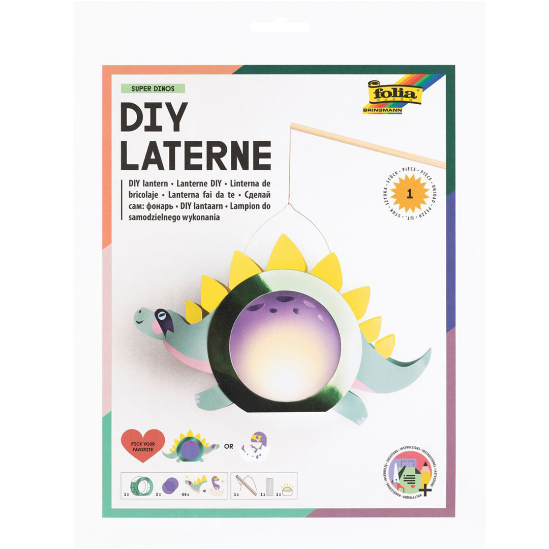 folia knutselset lantaarn super dinos | 94304 | 1