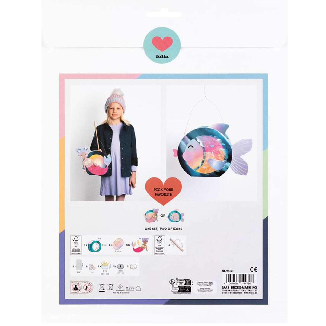 folia knutselset lantaarn underwater dreams | 94301 | 4