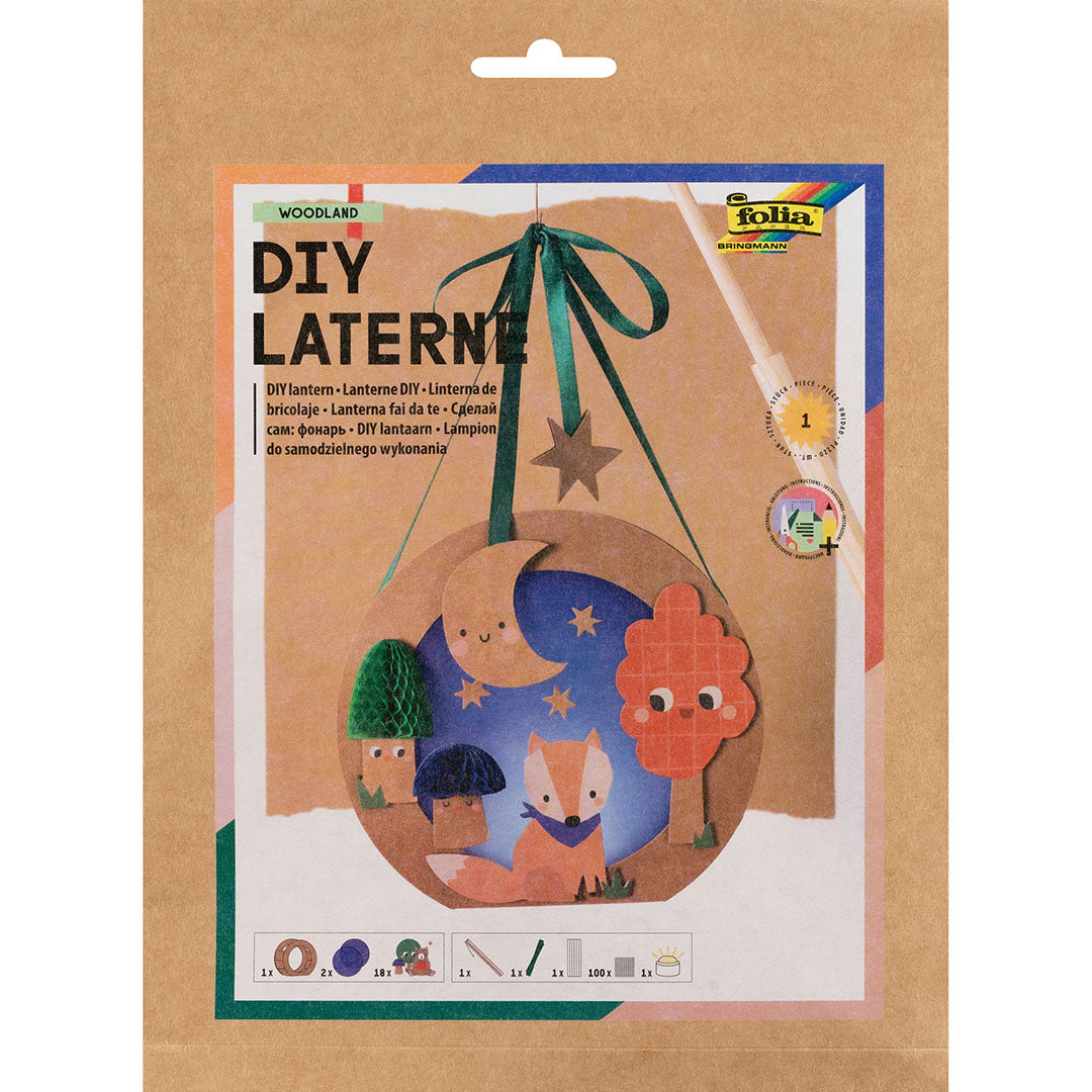 folia knutselset lantaarn woodland | 94402 | 1