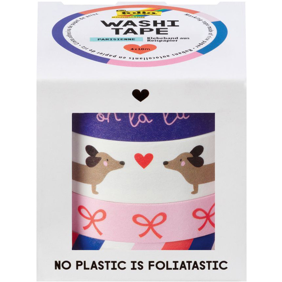 folia washi tape parisienne - 4st | 26454 | 4