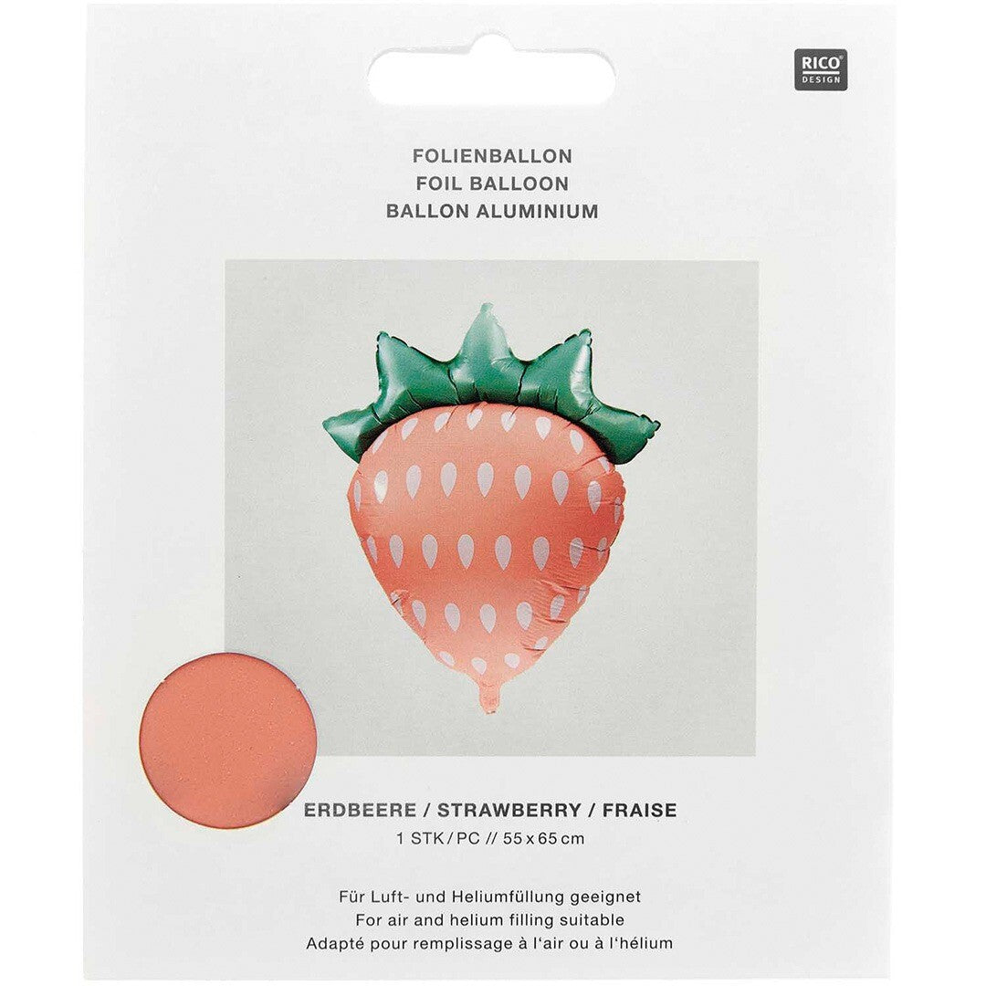 folieballon aardbei | 400405 | 3