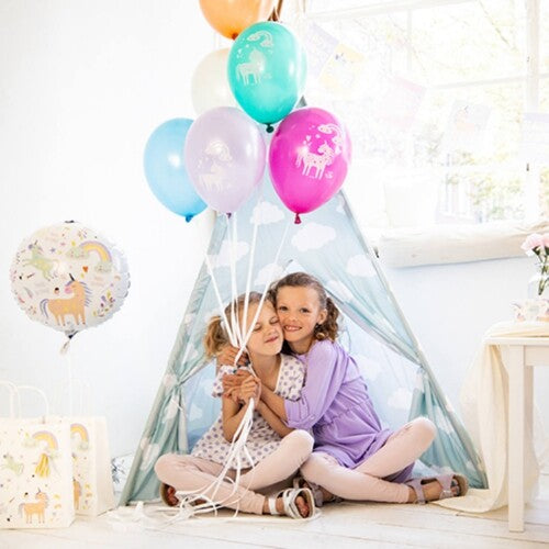 folieballon eenhoorns en regenbogen | 67929 | 2