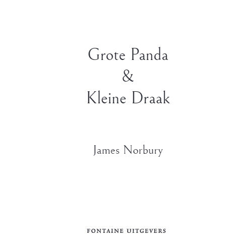 fontaine uitgevers grote panda & kleine draak | 1344089 | 1