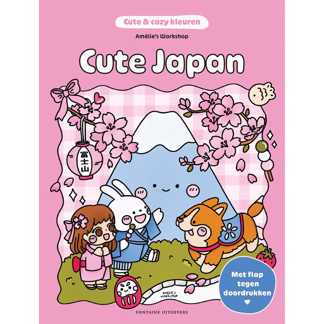 fontaine uitgevers cute & cozy kleuren - cute japan | 13444324 | 1
