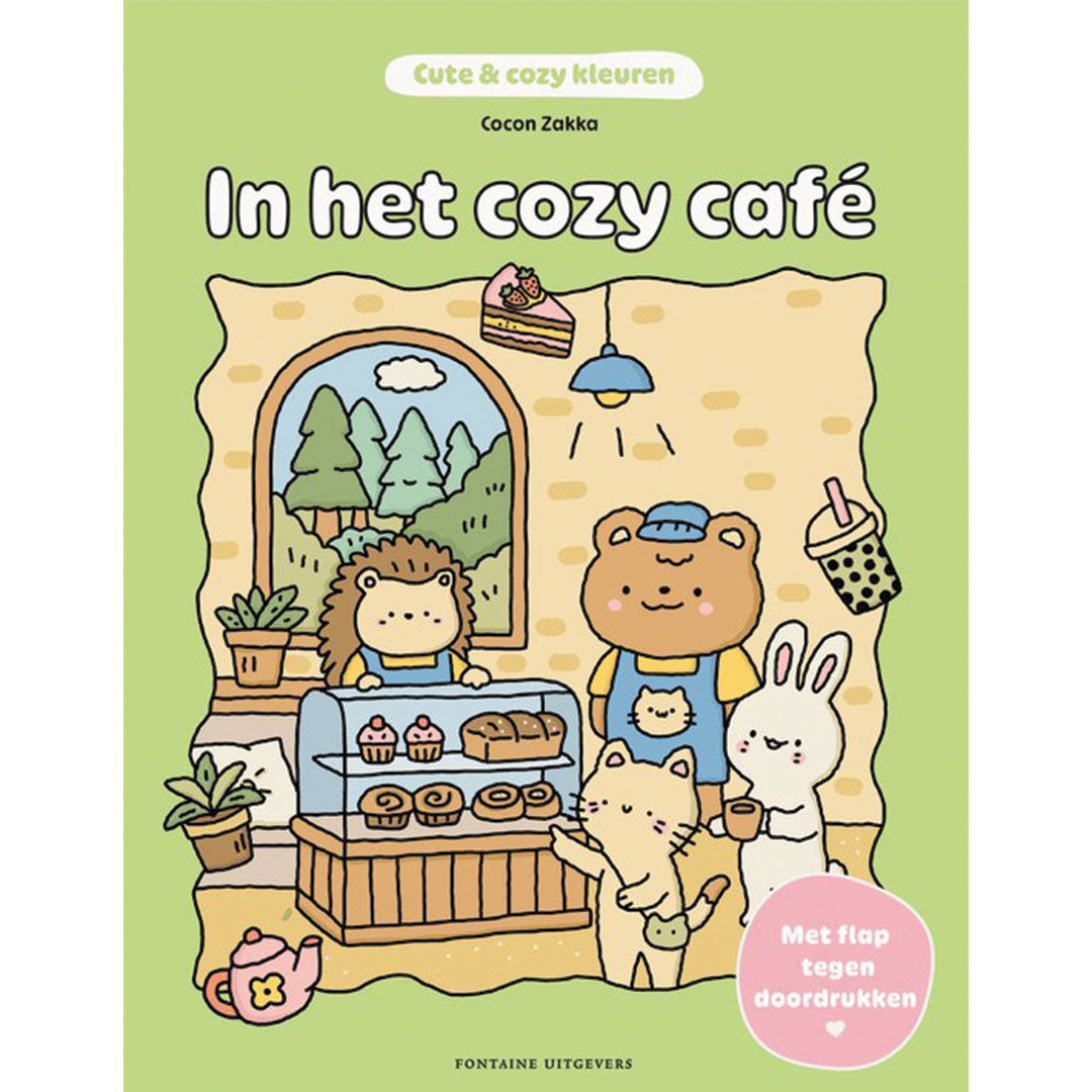fontaine uitgevers cute & cozy kleuren - in het cozy café | 1344440 | 1