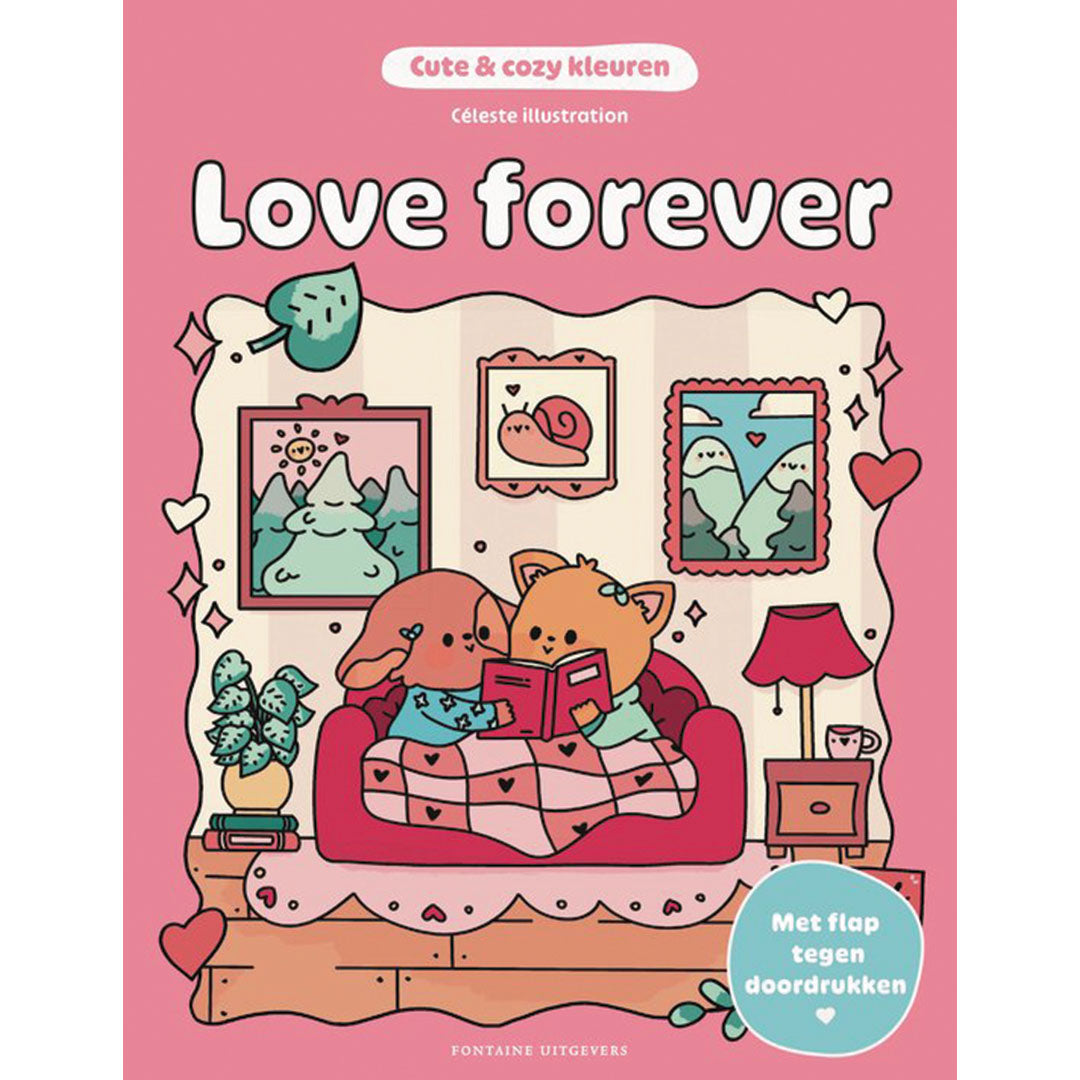 fontaine uitgevers cute & cozy kleuren - love forever | 1344431 | 1
