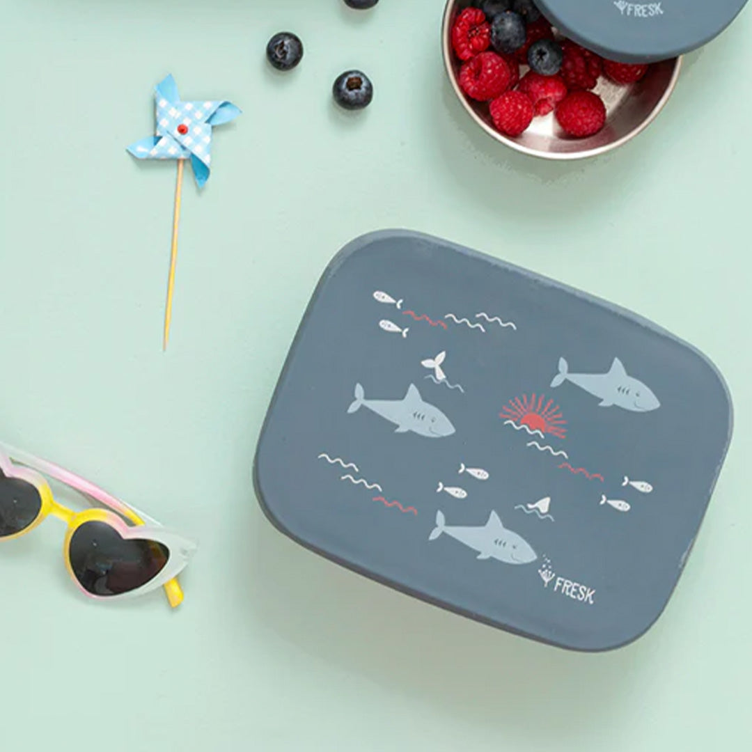 fresk rvs broodtrommel shark | FD600-88 | 3