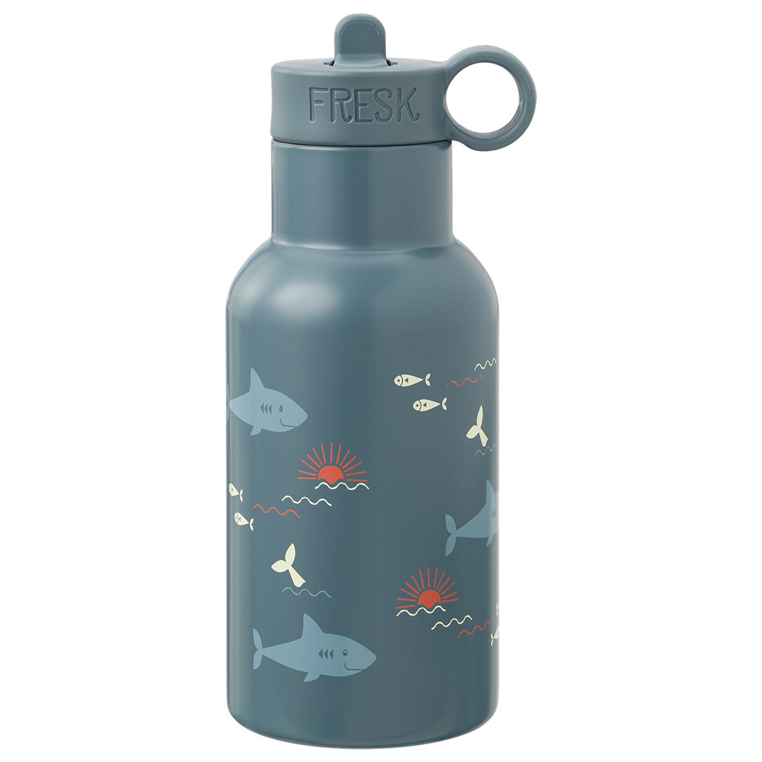 fresk rvs thermosfles met extra dop - shark - 350 ml | FD300-88 | 0