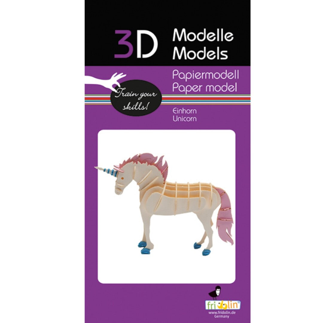 fridolin 3D bouwpakket eenhoorn | 7211696 | 1