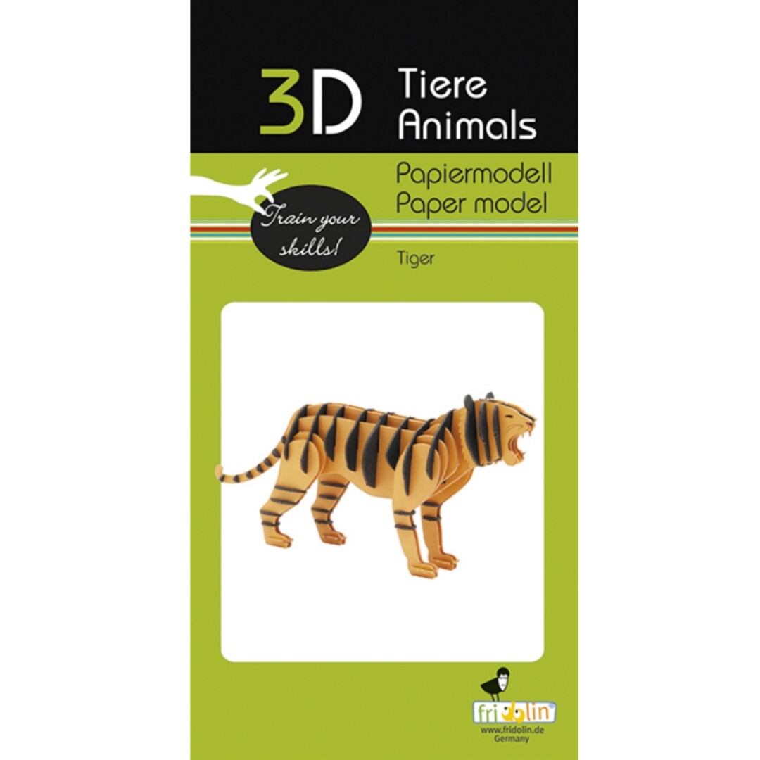 fridolin 3D bouwpakket tijger | 7211685 | 1