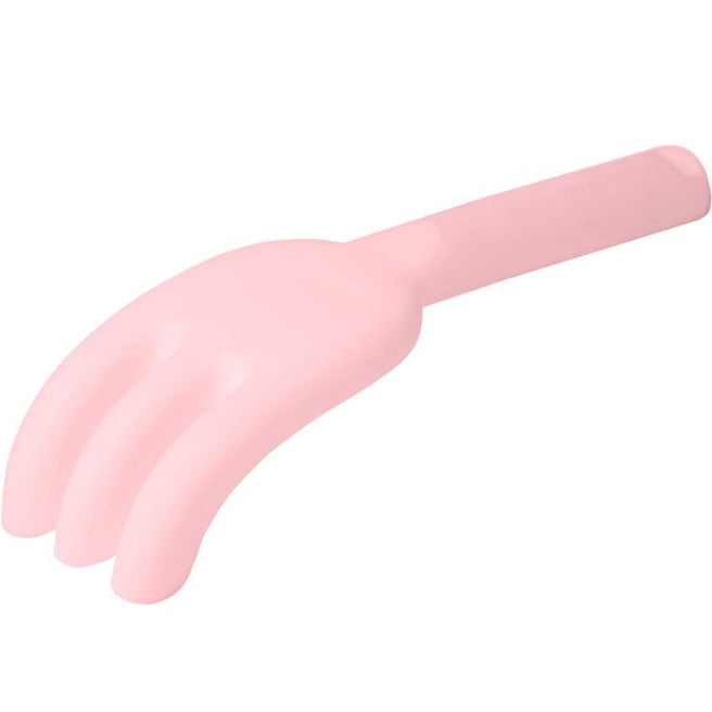 Funkit oudroze plastic speelgoedhark.