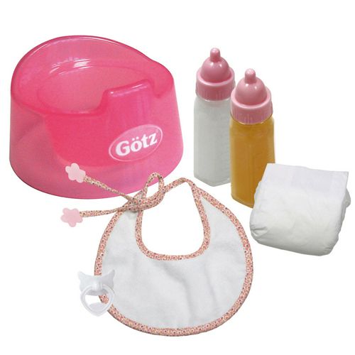 götz 7-delige poppenset basic care - s en m | 3401935 | 0