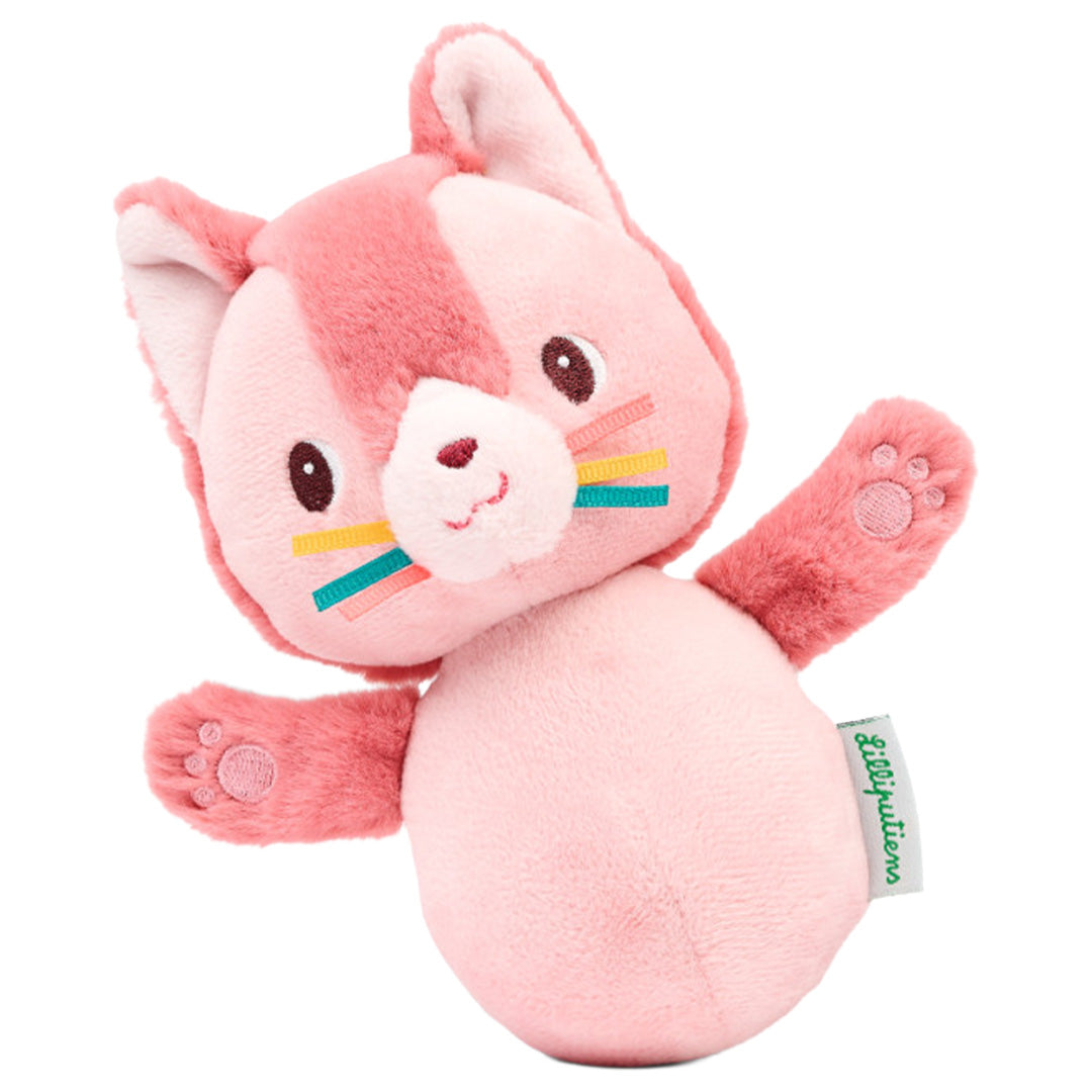 lilliputiens muzieknuffel tuimelaar - jeanne de kat - 18,5 cm | LIPU83672 | 