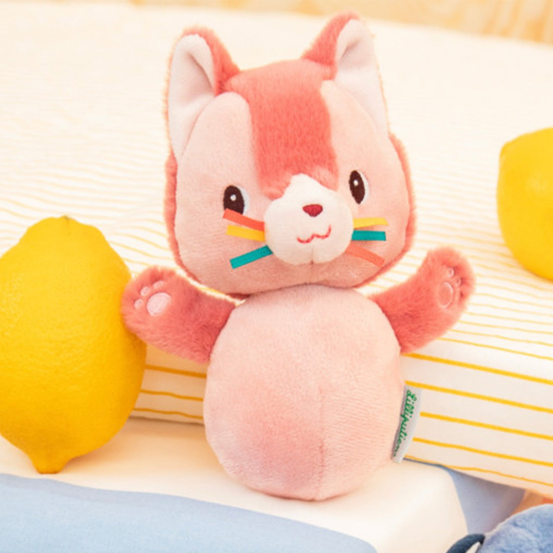 lilliputiens muzieknuffel tuimelaar - jeanne de kat - 18,5 cm | LIPU83672 | 2