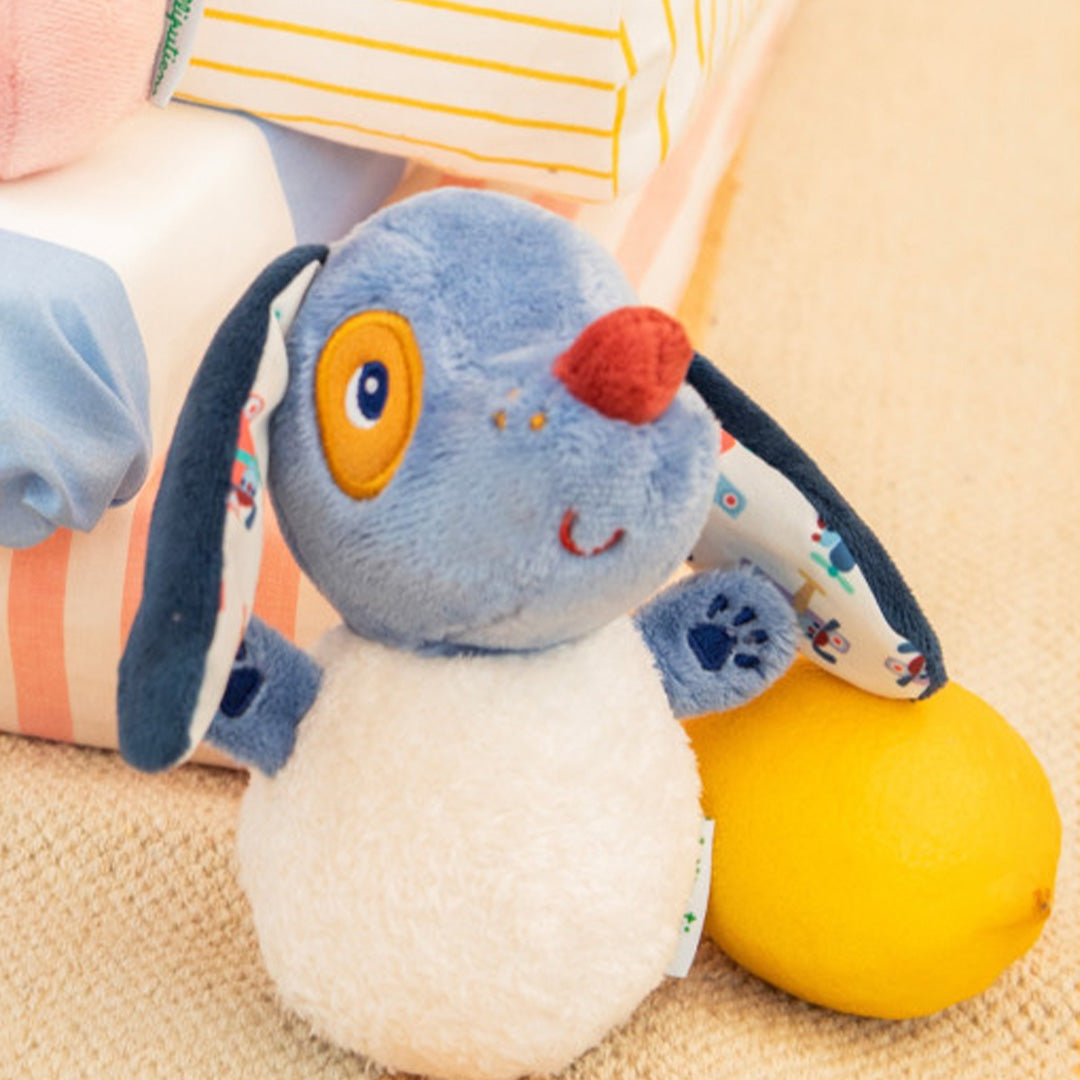 lilliputiens muzieknuffel tuimelaar - jules de hond - 19,5 cm | LIPU83671 | 2