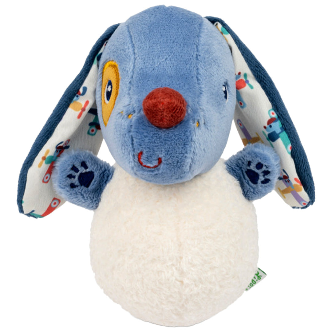 lilliputiens muzieknuffel tuimelaar - jules de hond - 19,5 cm | LIPU83671 |  