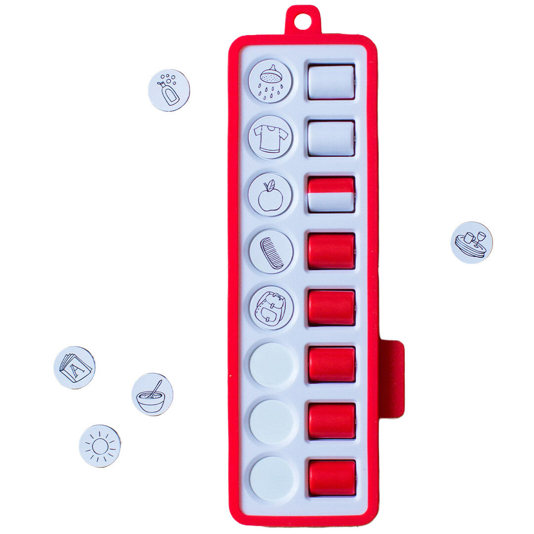 gezinnig dagplanner rood  | 6150a | 0