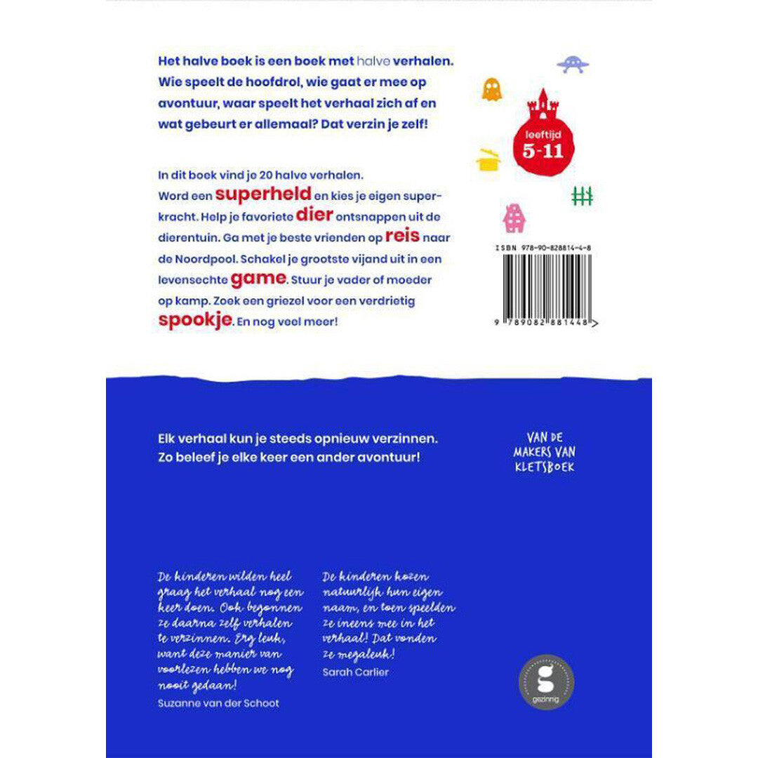 gezinnig invulboek het halve boek | 6123a | 3