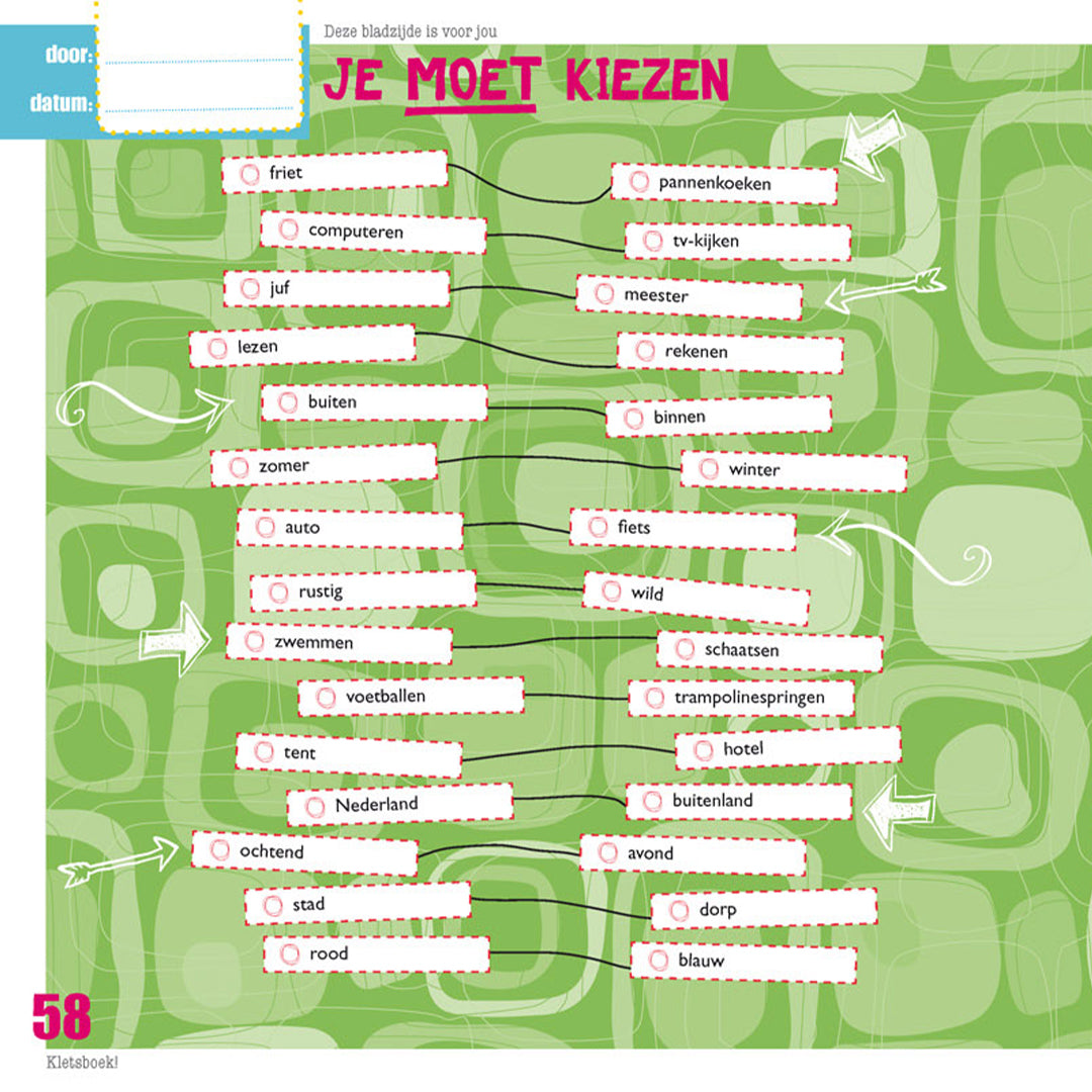 gezinnig invulboek kletsboek | 2003e | 3