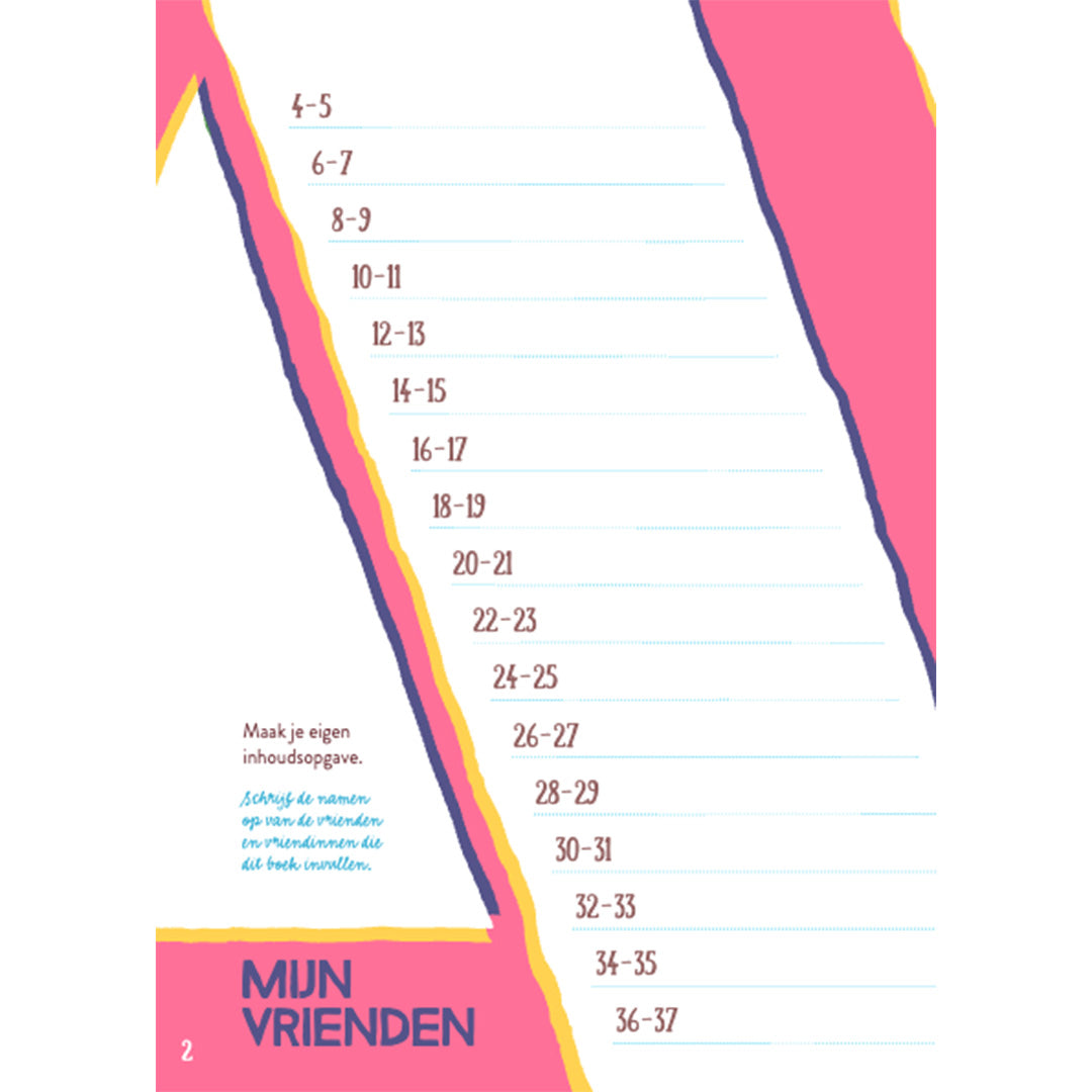 gezinnig vriendenboek vriendenklets - groen | GEZ6165a | 1