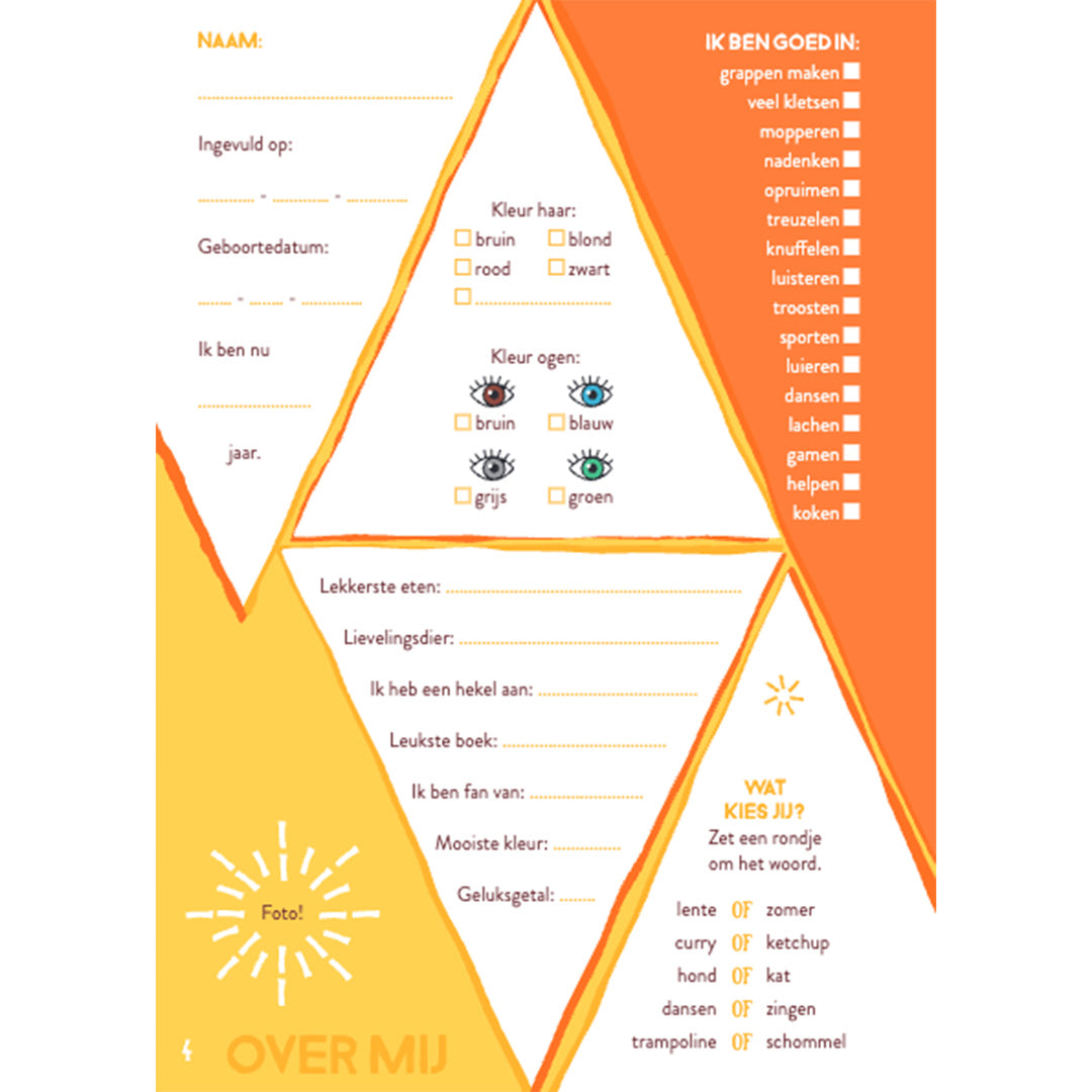 gezinnig vriendenboek vriendenklets - groen | GEZ6165a | 2
