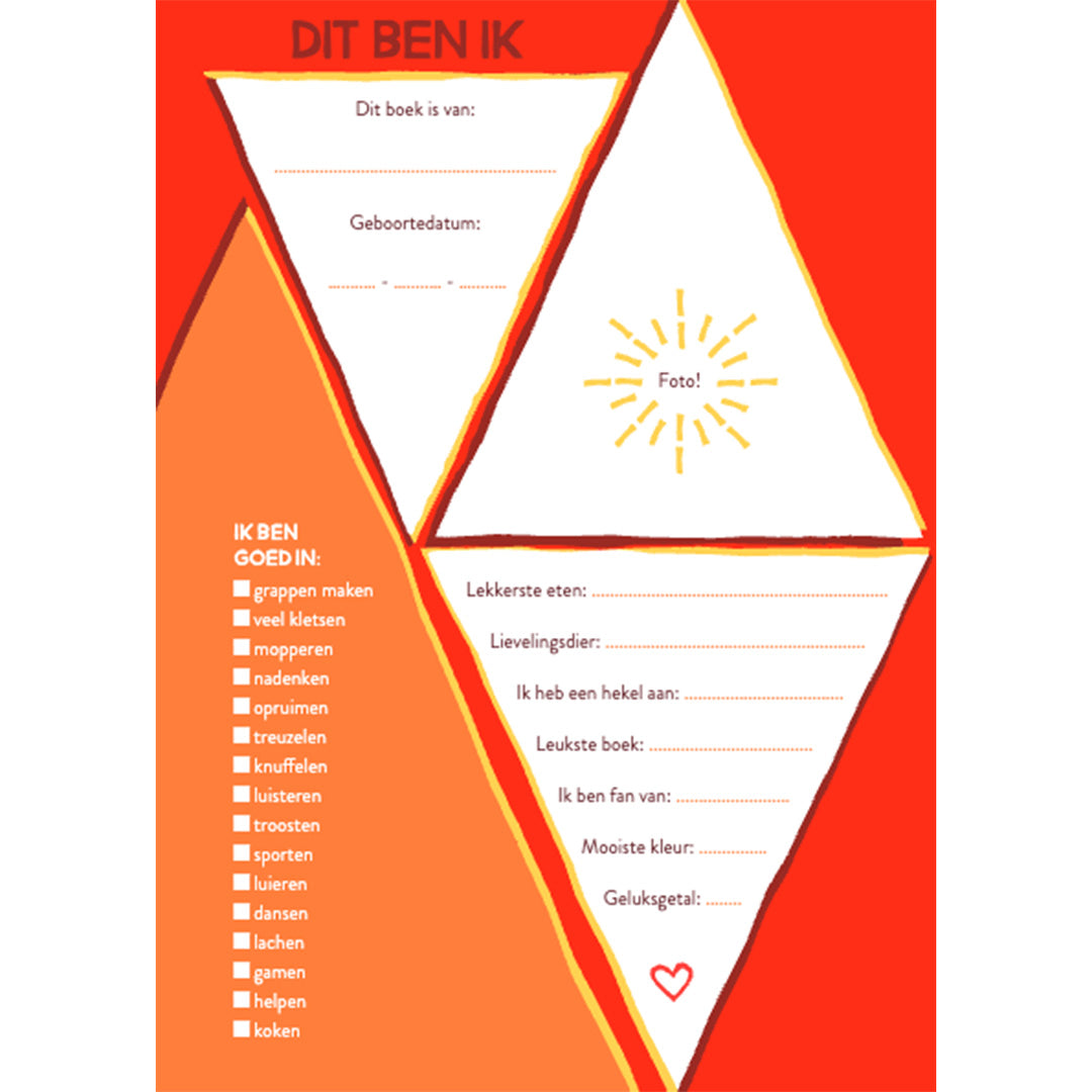 gezinnig vriendenboek vriendenklets - groen | GEZ6165a | 4
