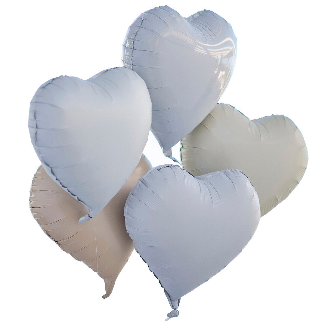 ginger ray ballonnen hart - 5st | EN-101 | 0