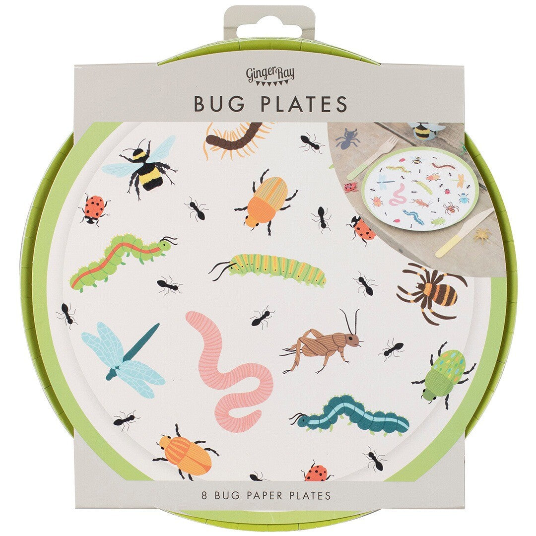 ginger ray bordjes insecten - 8st | BUG-102 | 3