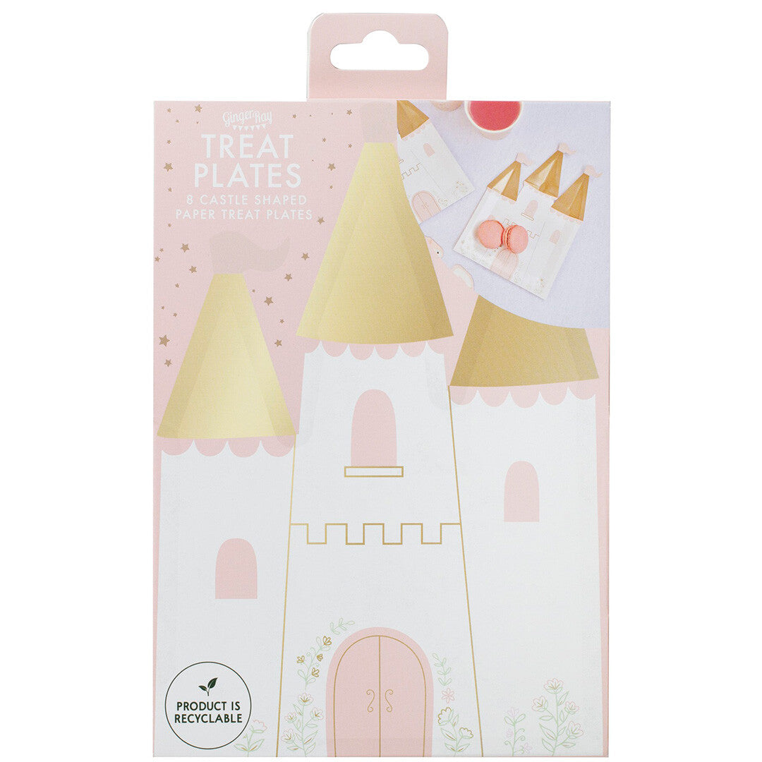 ginger ray bordjes prinsessen - 8st | PC-107 | 2