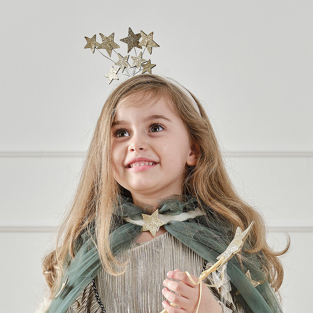 ginger ray diadeem sterren - goud | FD-122 | 1