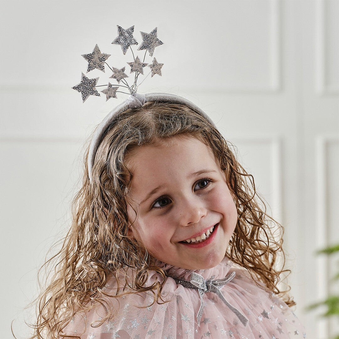 ginger ray diadeem sterren - zilver | FD-119 | 1