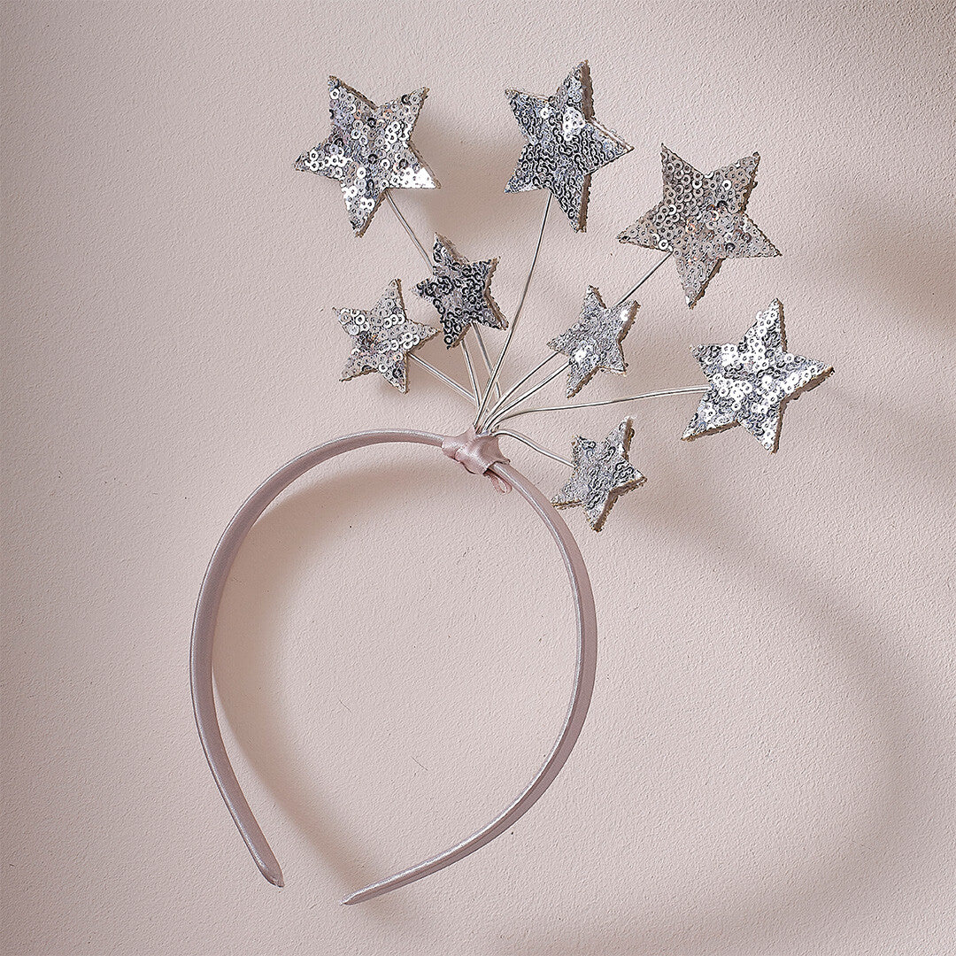 ginger ray diadeem sterren - zilver | FD-119 | 3