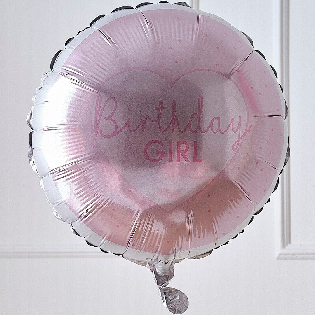 ginger ray folieballon birthday girl | PAMP-217 | 1