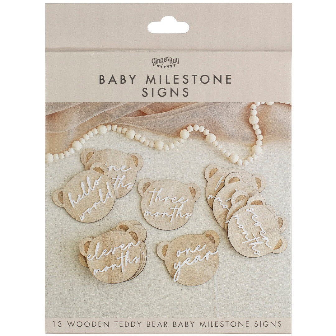 ginger ray mijlpaal kaarten teddybeer | TED-207 | 2
