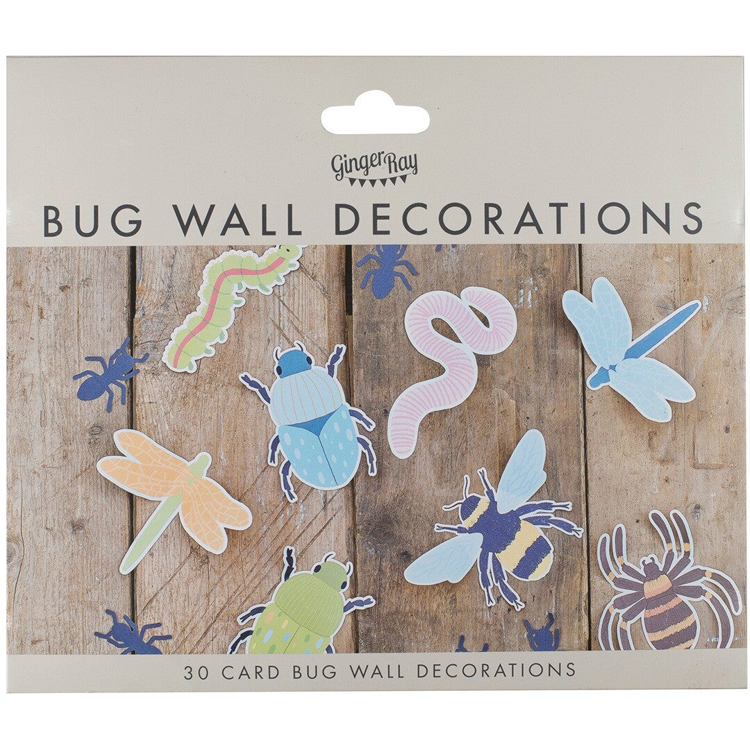 ginger ray muurdecoratie insecten - 30st | BUG-108 | 3