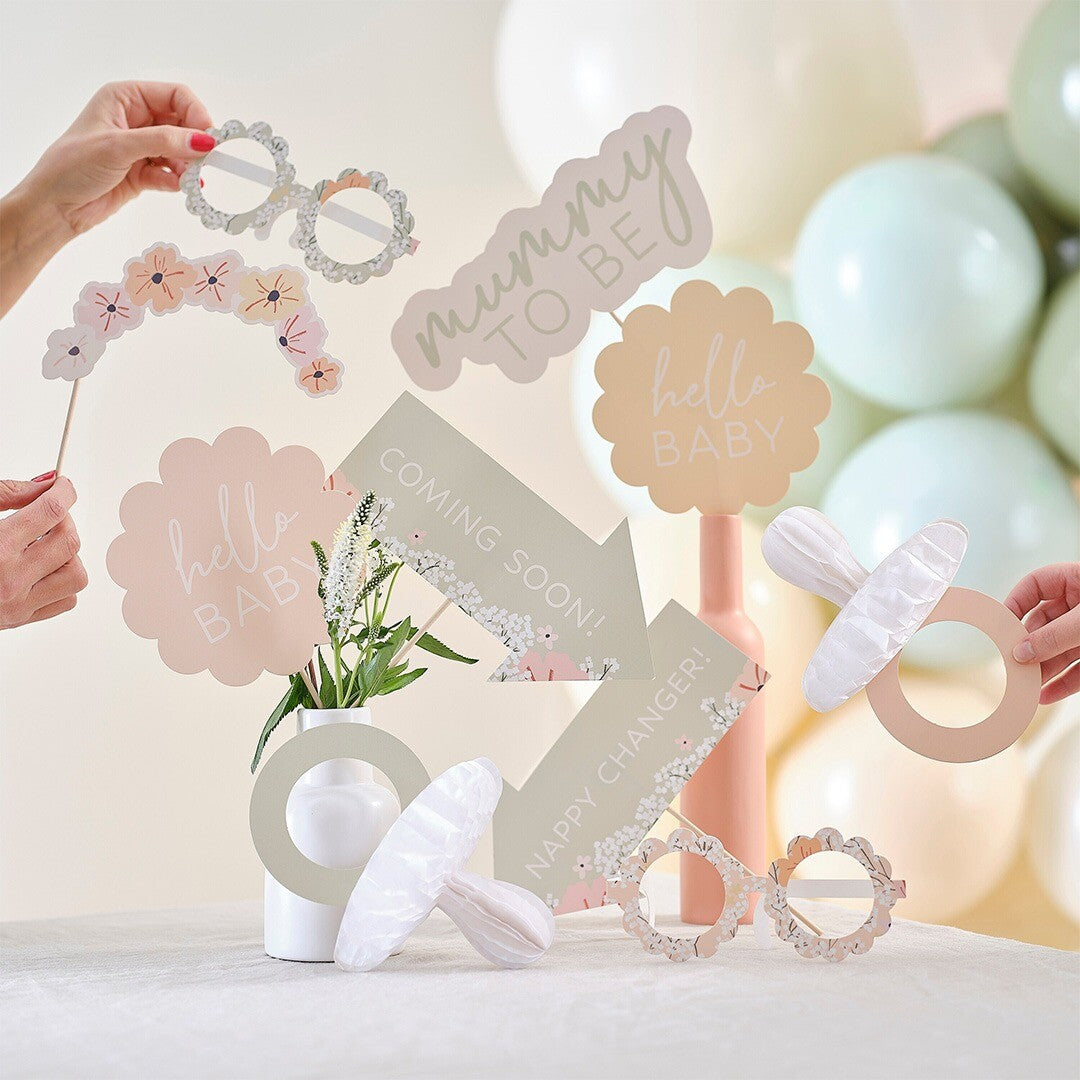ginger ray photobooth props babyshower - 10st | FLB-112 | 1