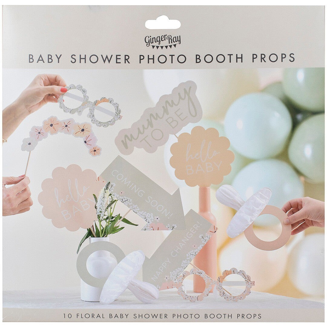 ginger ray photobooth props babyshower - 10st | FLB-112 | 2