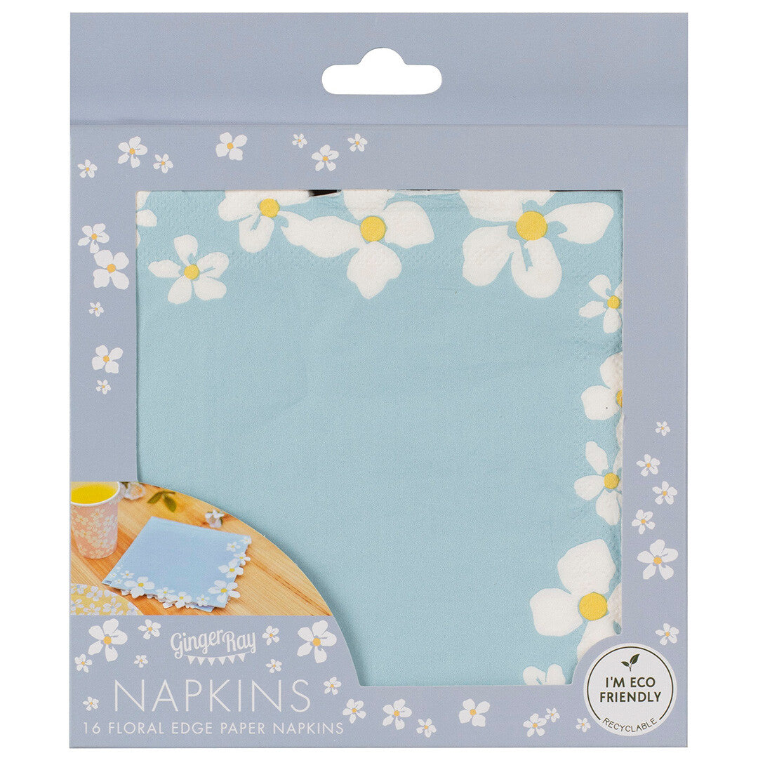 ginger ray servetten bloemen - 16st | SP-617 | 3