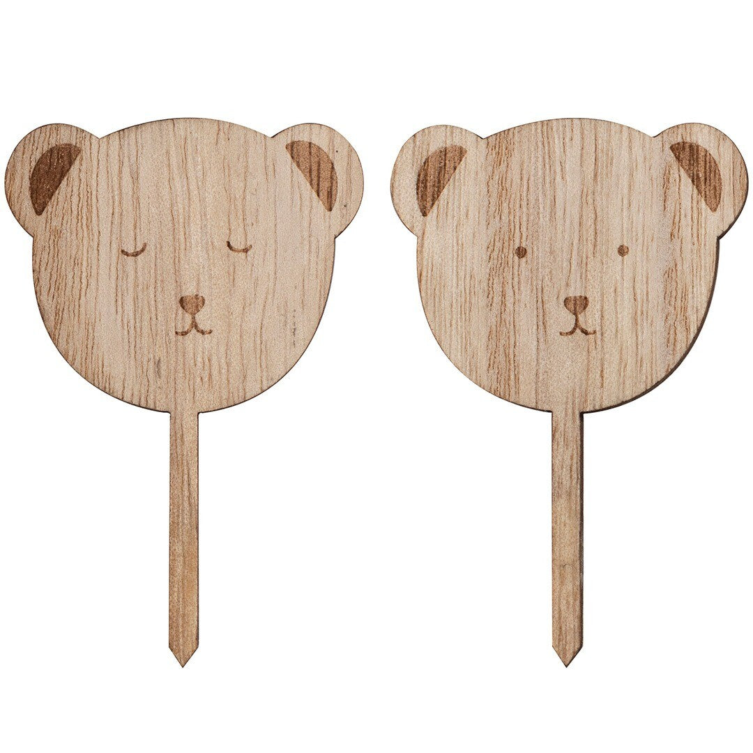ginger ray taartversiering babyshower teddybeer - 6st | TED-203 | 0