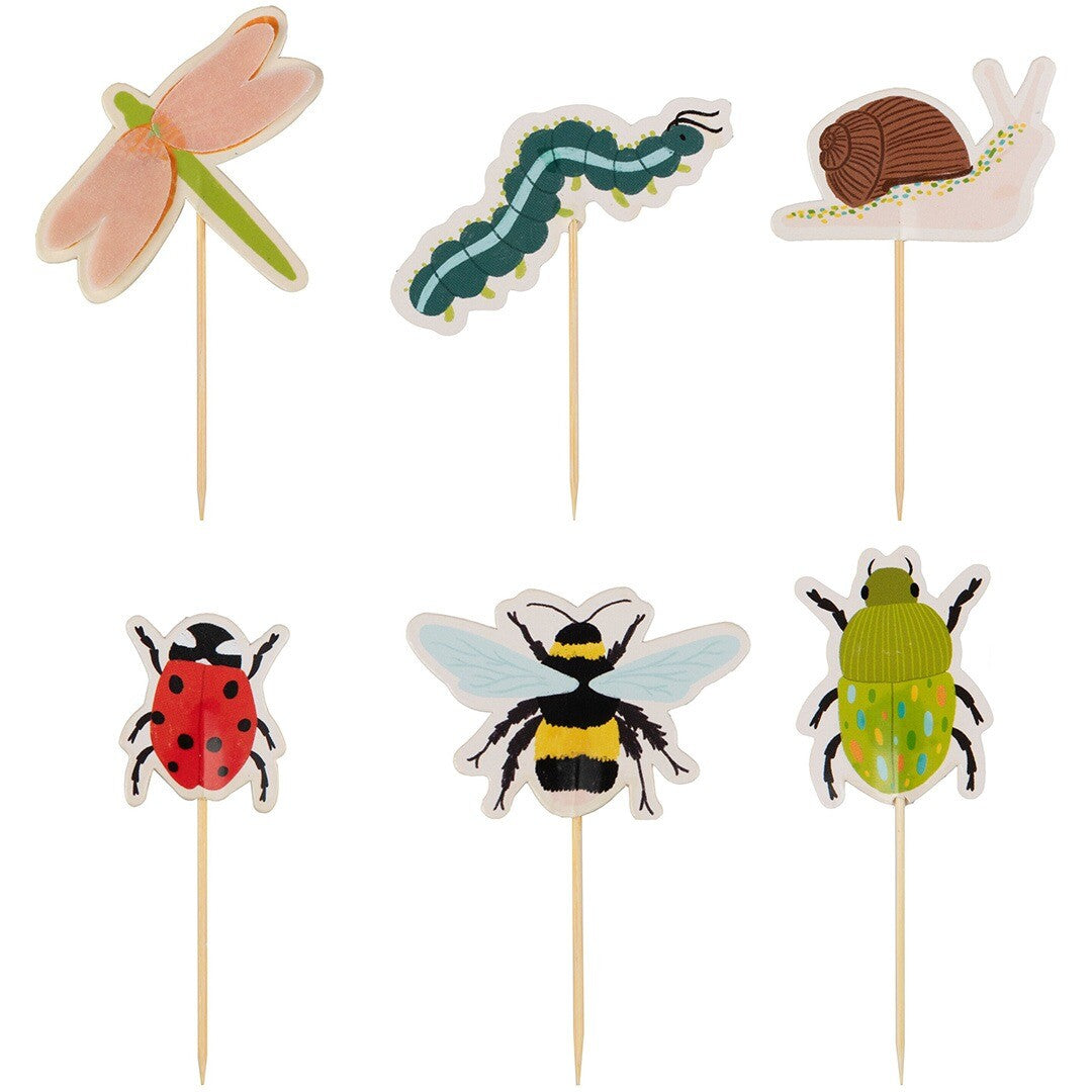 ginger ray taartversiering insecten - 12st | BUG-111 | 0