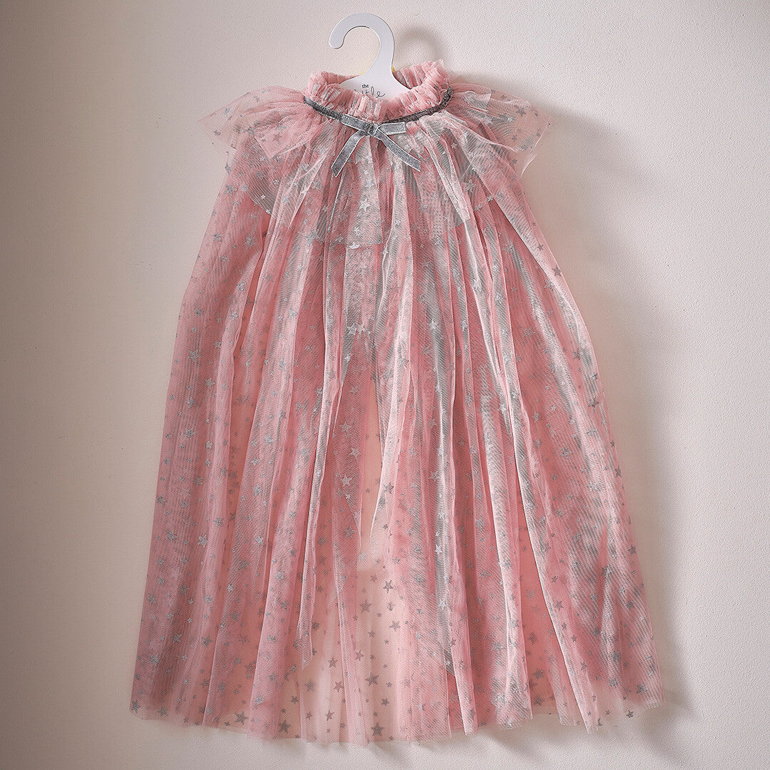 ginger ray verkleedcape sparkle - roze | FD-105 | 3