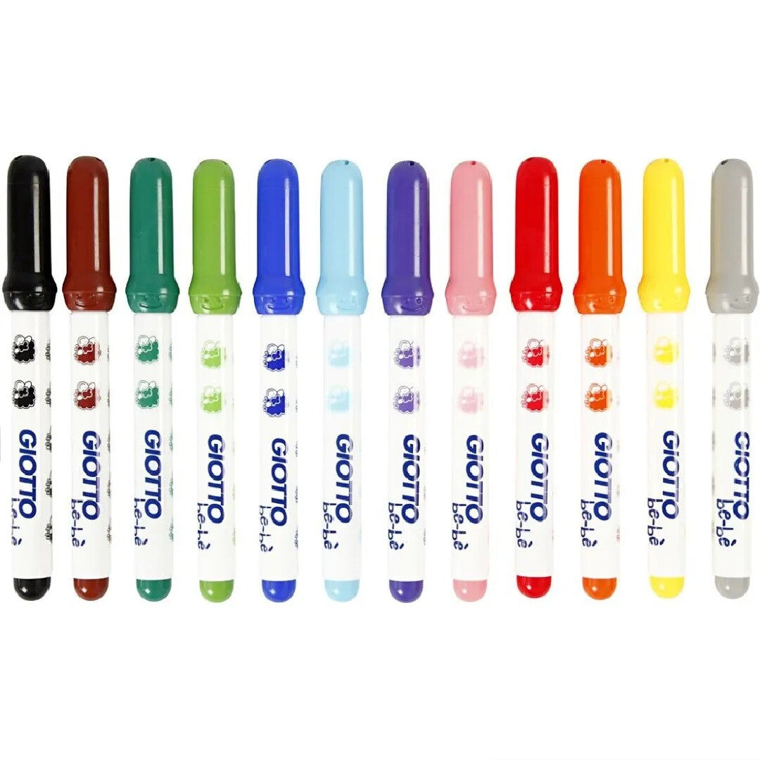 giotto tekenstiften regenboogkleuren - 12st | 37291 | 0
