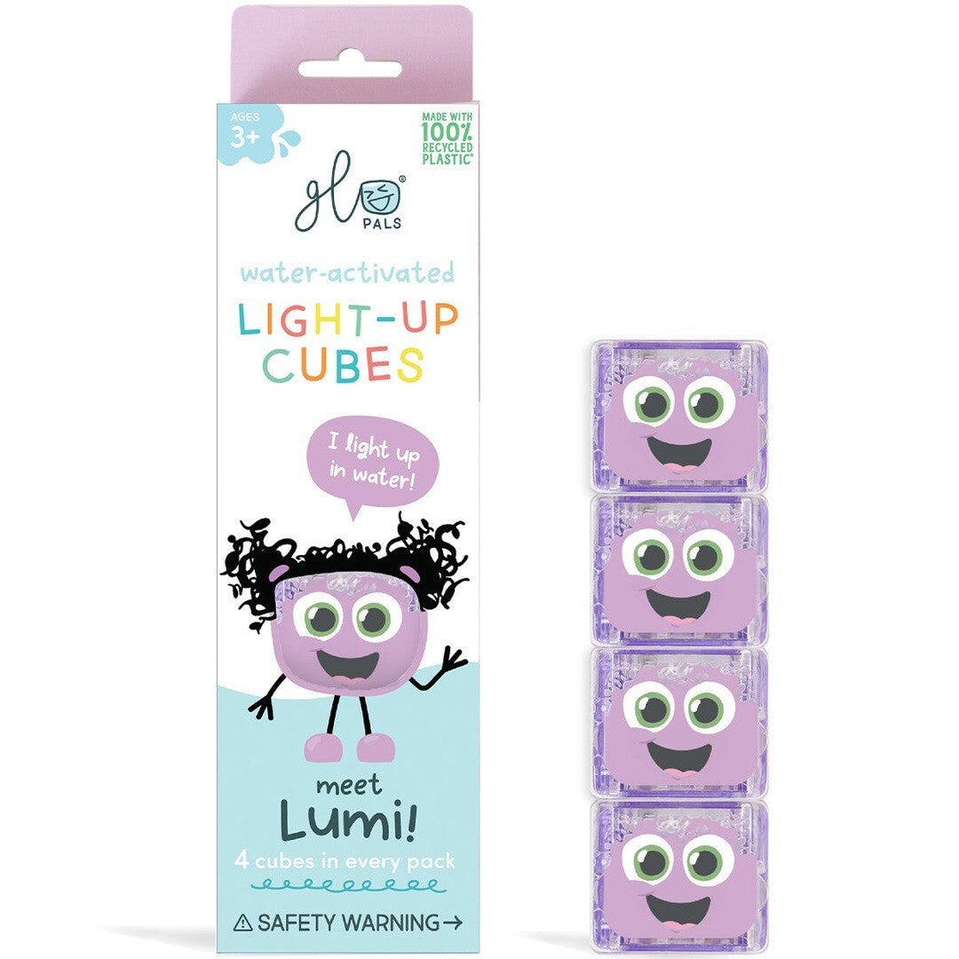 glo pals lichtblokjes - lumi - 4st