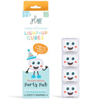 glo pals lichtblokjes - party pal - 4st