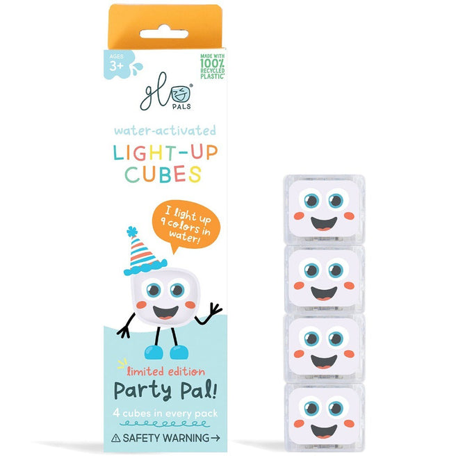 glo pals lichtblokjes - party pal - 4st | GP-FIN-4PK-PPAL | 0