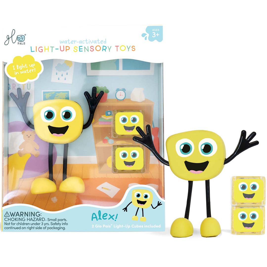 glo pals lichtgevend badspeelgoed - alex | GP-FIN-CHAR-ALEX | 0