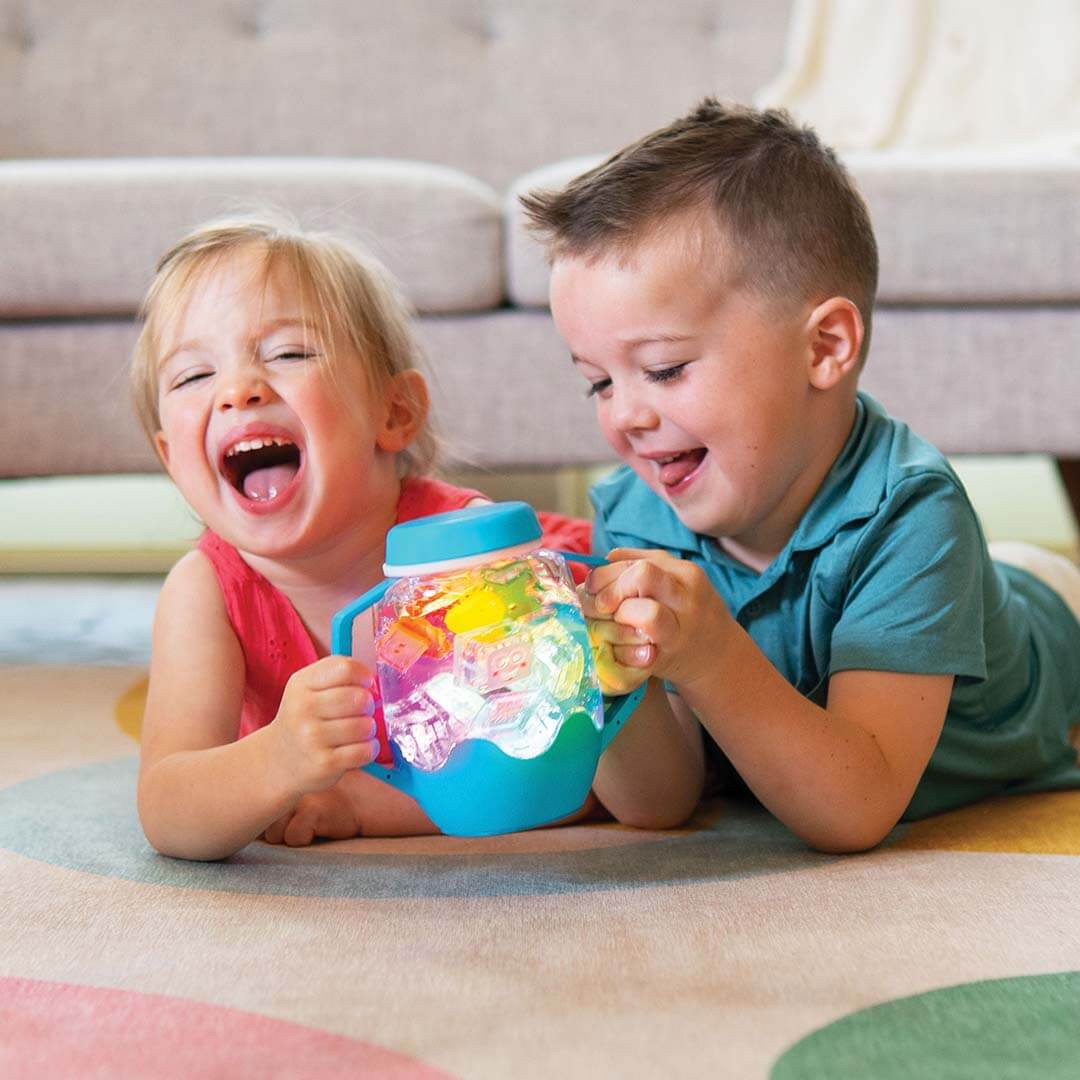 glo pals sensorische speelbeker - cozy cloud | GPJARCLOUDGREY | 2